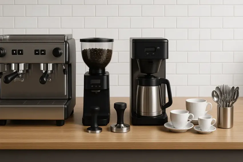 essential coffee shop equiment