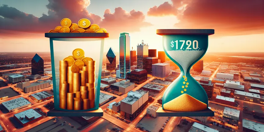 Dallas bartender serving drinks