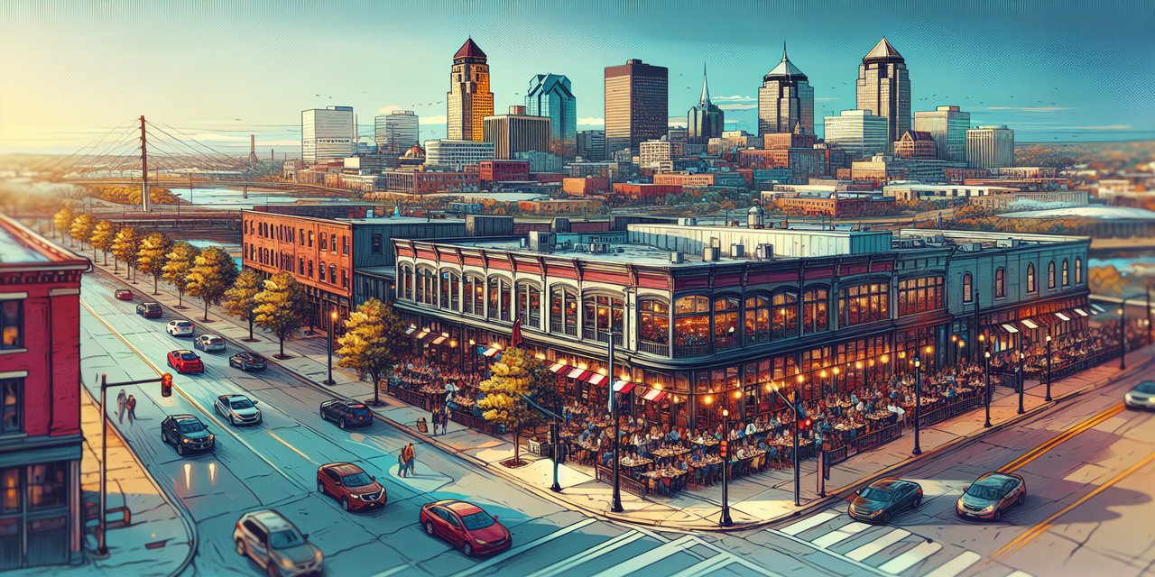 What restaurants do Servers make the most money at in Des Moines, IA