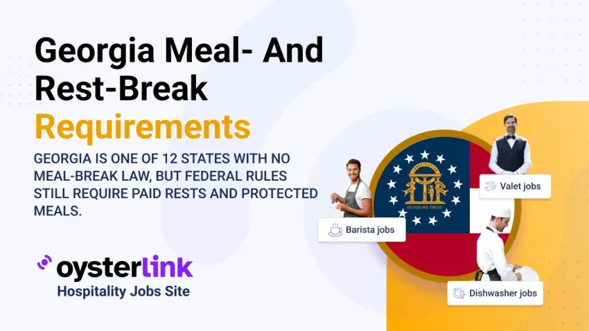 Georgia restaurant meal and rest breaks