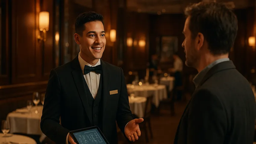 Maitre D job posting on OysterLink