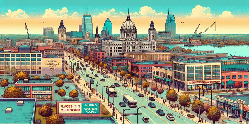 14-year-old working at a fast-food restaurant in Moorhead