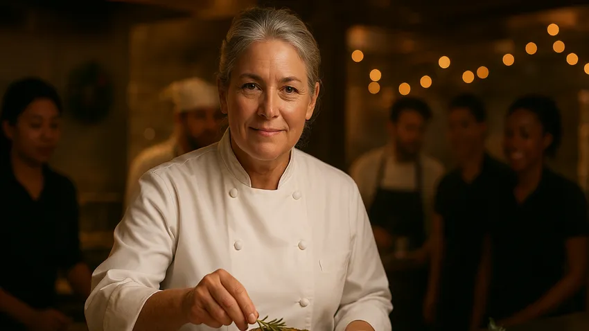 Traci Des Jardins portrait