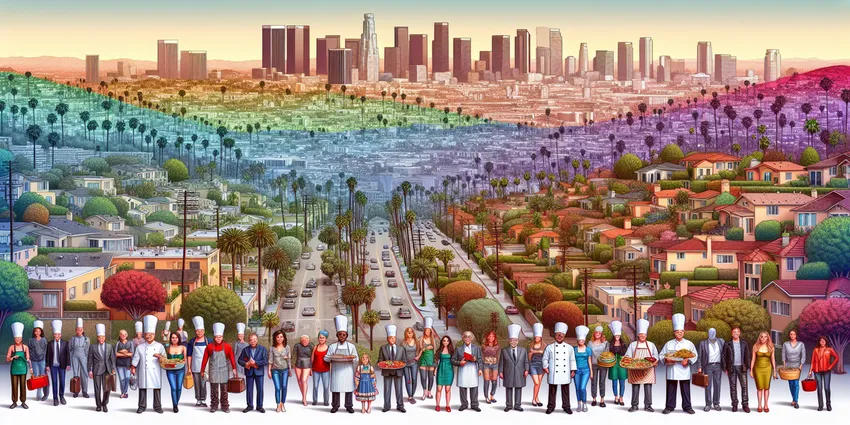 Los Angeles workforce demographics for cook