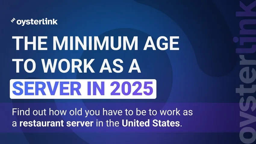age to work as a server in the us