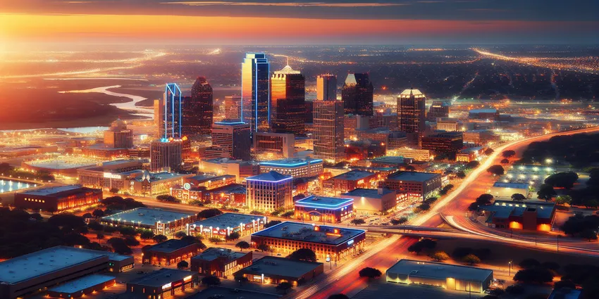 Teen working at a Fort Worth restaurant counter