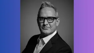 COO David McIntyre in black and white photo