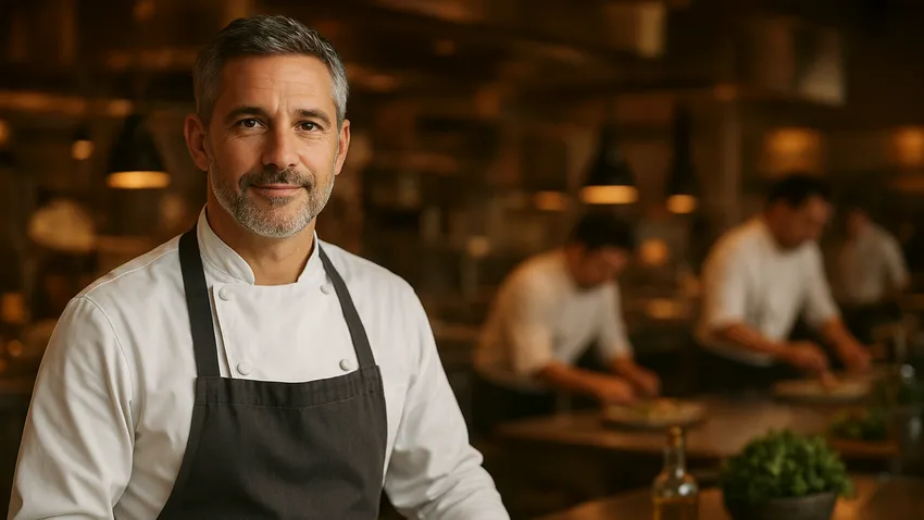 Portrait of Meir Adoni, Middle Eastern culinary innovator