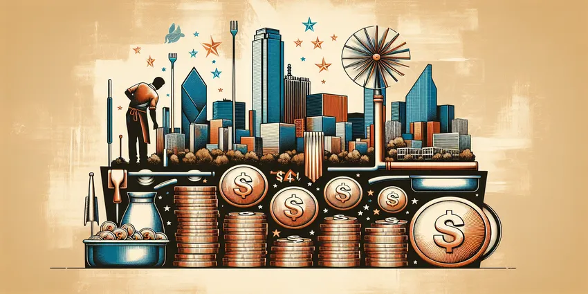 Dishwasher working in Dallas kitchen