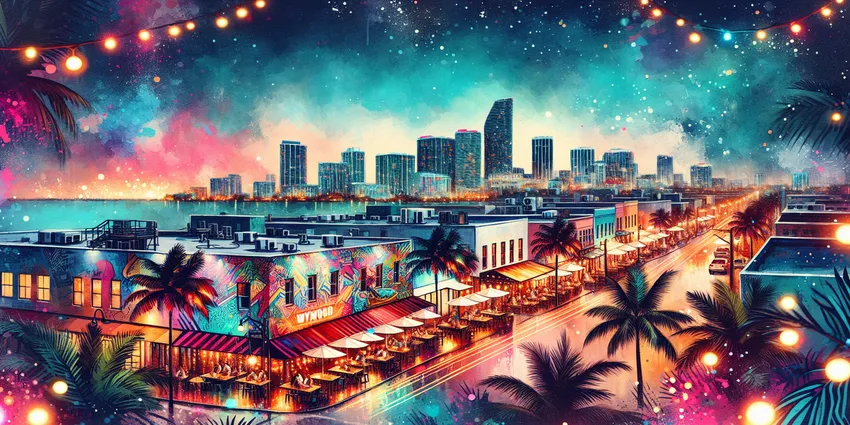 Wynwood Miami bar scene and workplaces