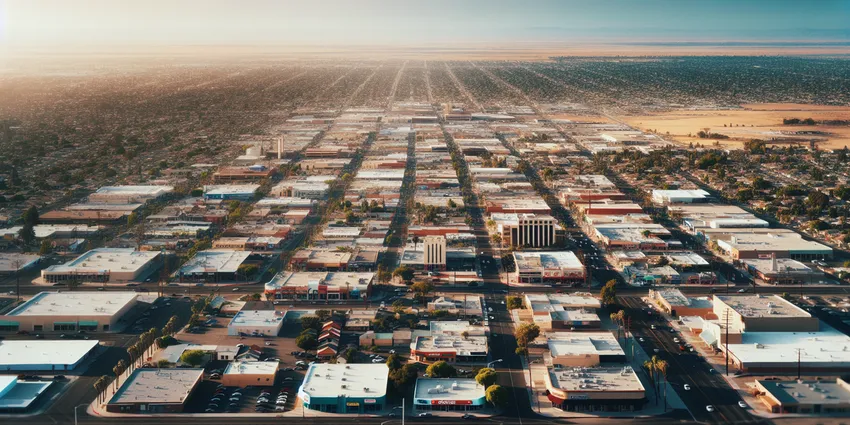 Teen working at a fast food restaurant in Lancaster, CA