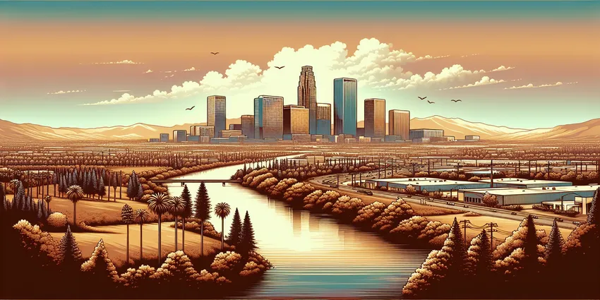 Teen working at fast food restaurant in Irvine, CA