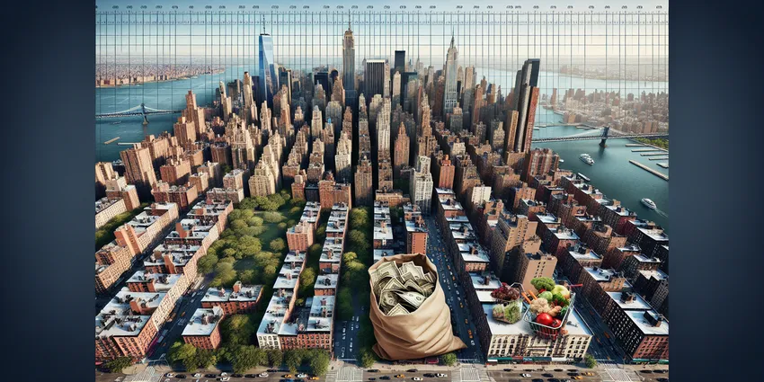 New York City cashier salary and cost of living