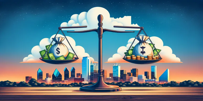 Dallas bartender salary and tips infographic