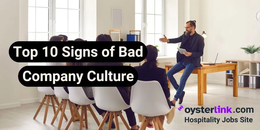signs of bad company culture