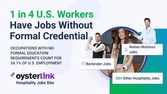 1 in 4 U.S. workers have jobs without formal credential