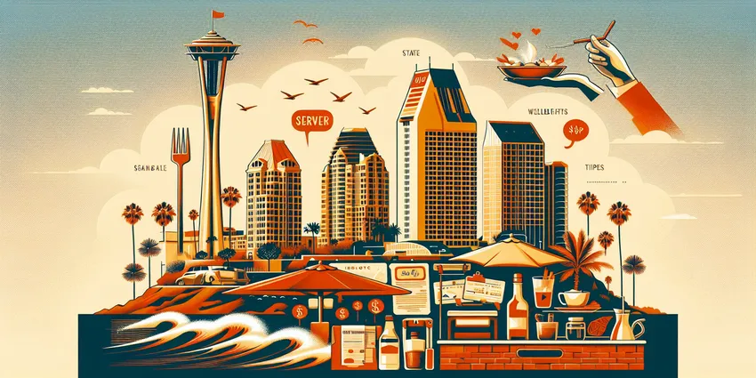 San Diego server salary overview