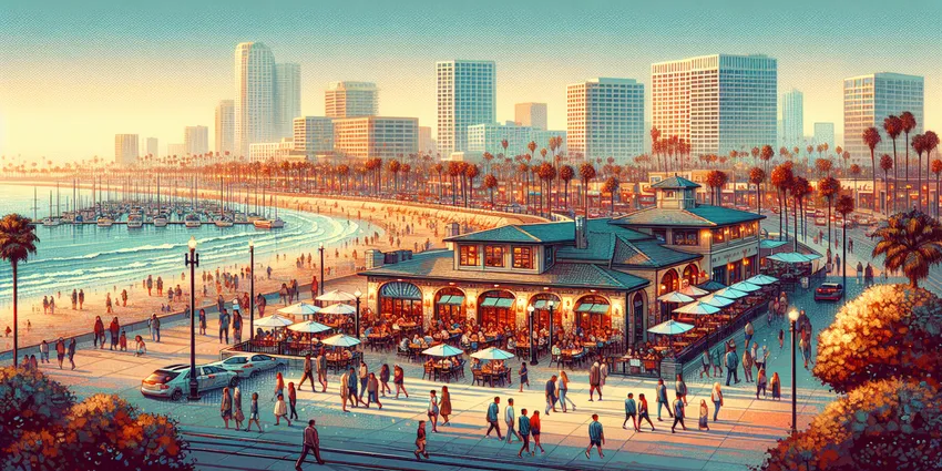 What restaurants do Line cooks make the most money at in Long Beach