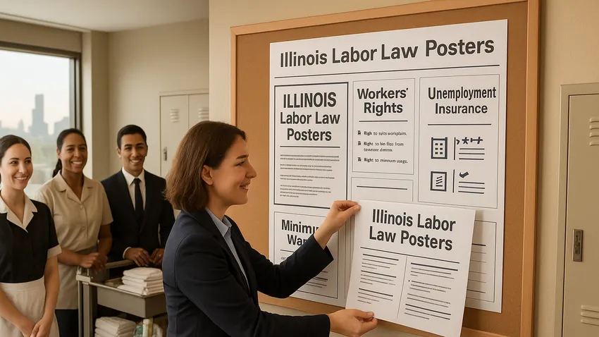Illinois labor law posters image