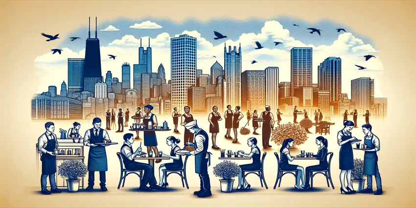 Chicago waitress workforce demographics