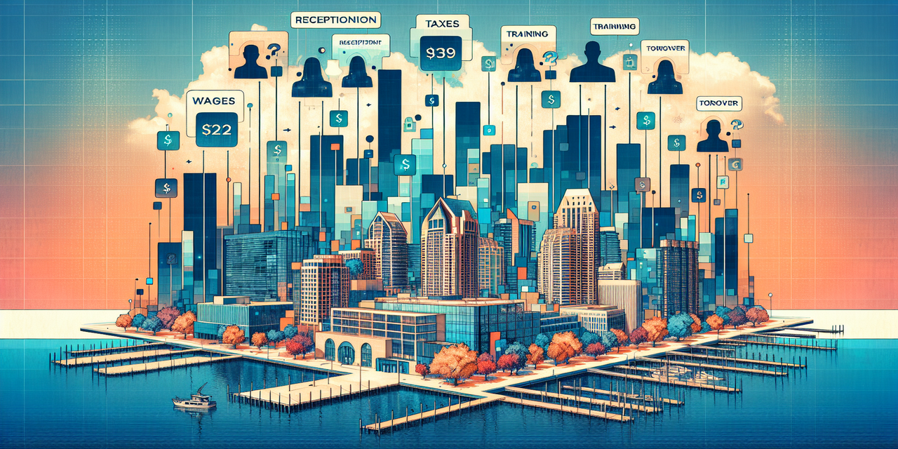 San Diego receptionist hiring cost overview