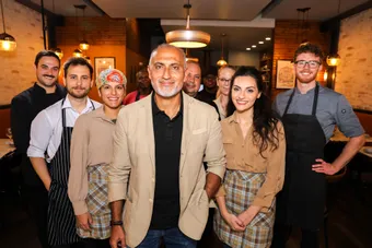 Nicolas Kurban with the Amar team