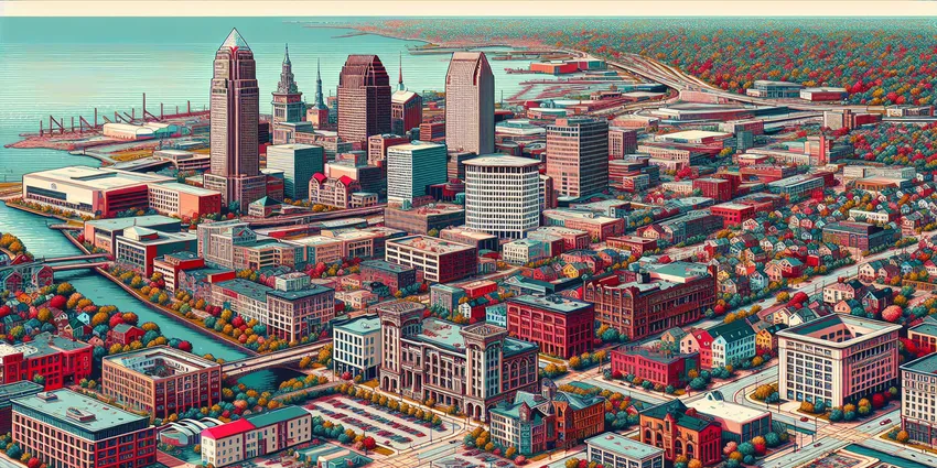 Teen working at a fast food restaurant in Cleveland