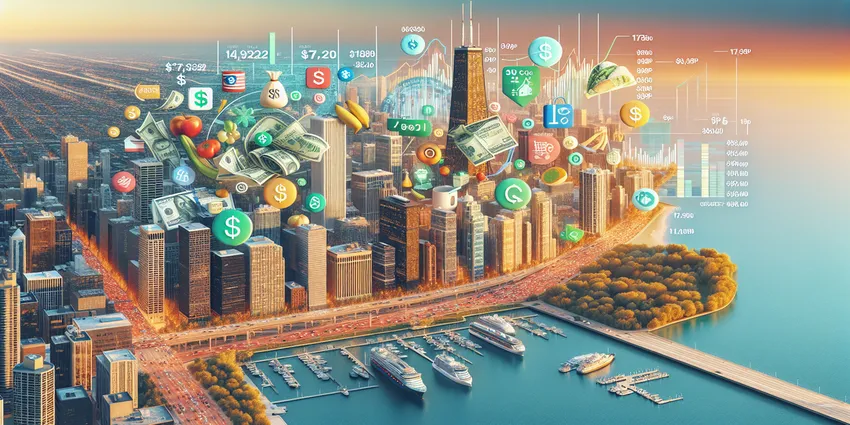 Cashier working at register in Chicago store