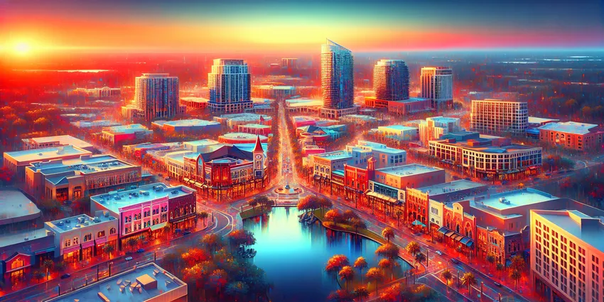 Teen working at a fast-food restaurant counter in Orlando