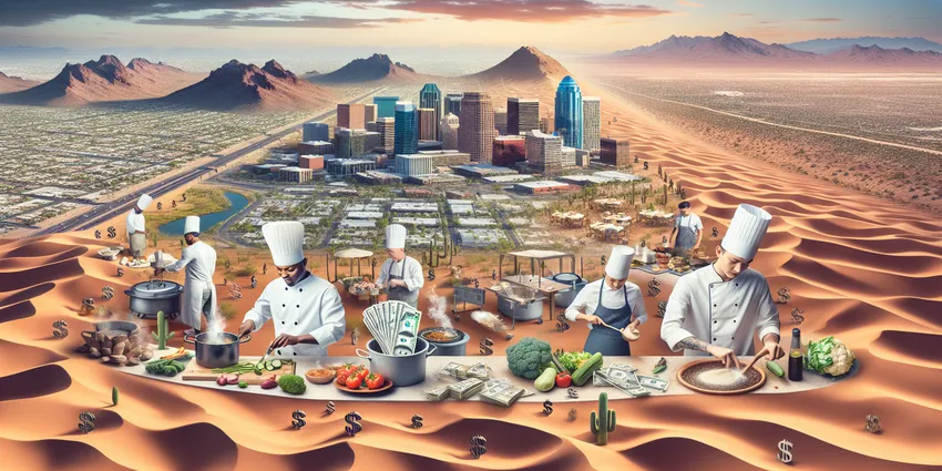 phoenix cook wages and living costs comparison