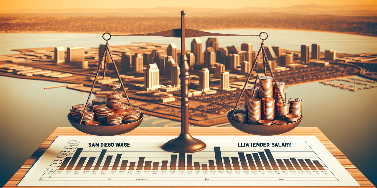San Diego bartender salary and living wage gap