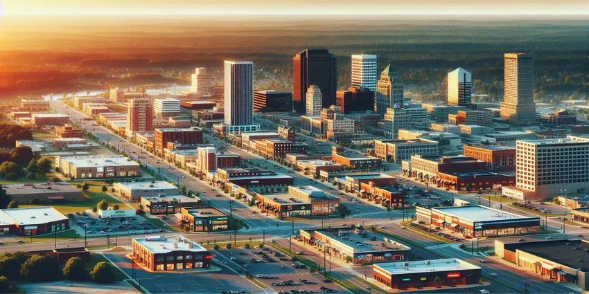 Teen working at a fast-food restaurant counter in Montgomery