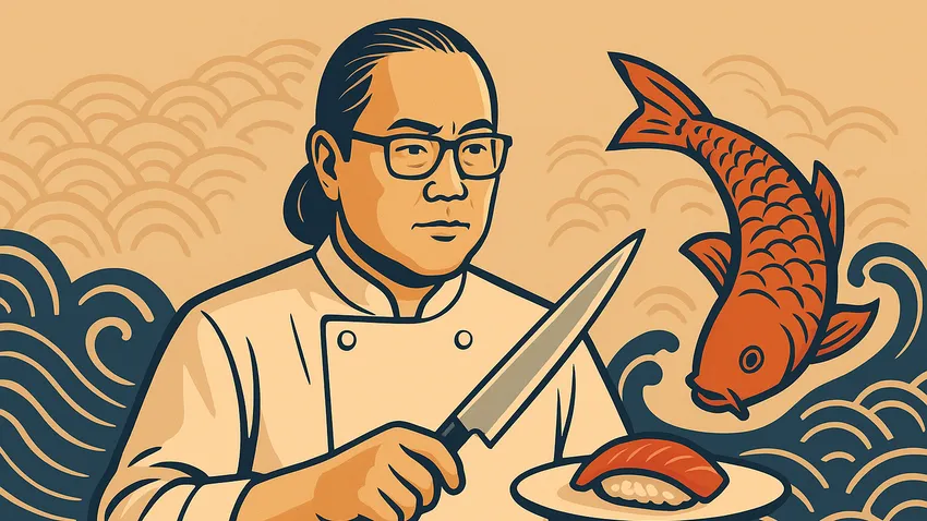 Portrait of Masaharu Morimoto chef