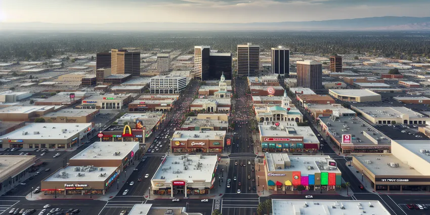Teen working at a fast-food restaurant in Fresno, CA