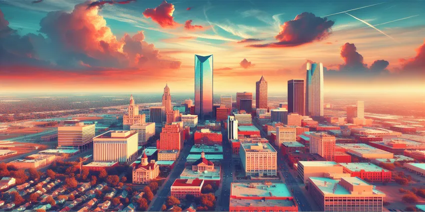 Teen working at fast food restaurant in Oklahoma City