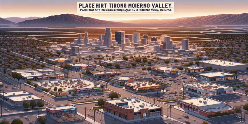 15-year-old working at fast food restaurant in Moreno Valley