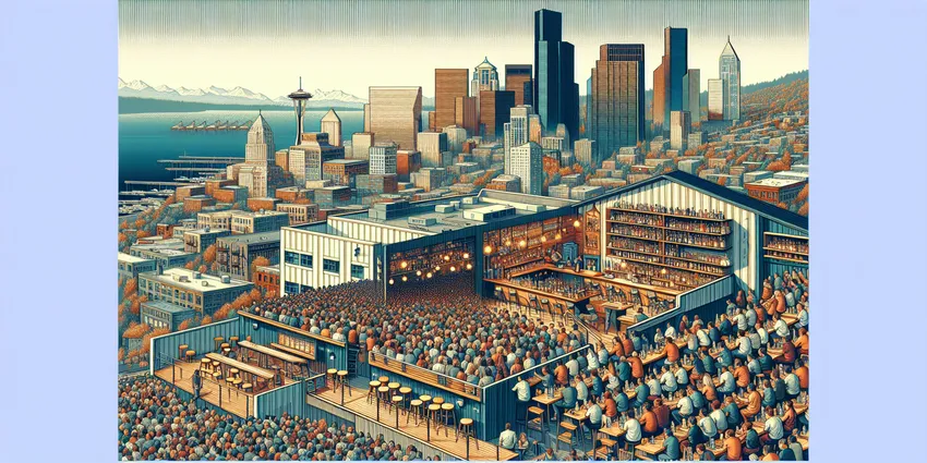 Cover image showing students learning bartending skills at a Seattle bartending school