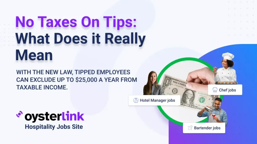 A graphic on the impact of having no taxes on tips