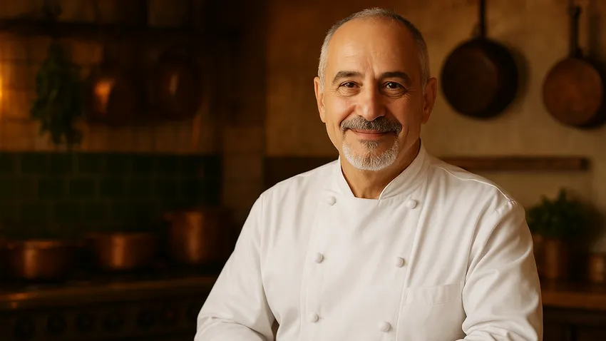 Massimo Capra portrait showcasing his Italian culinary expertise