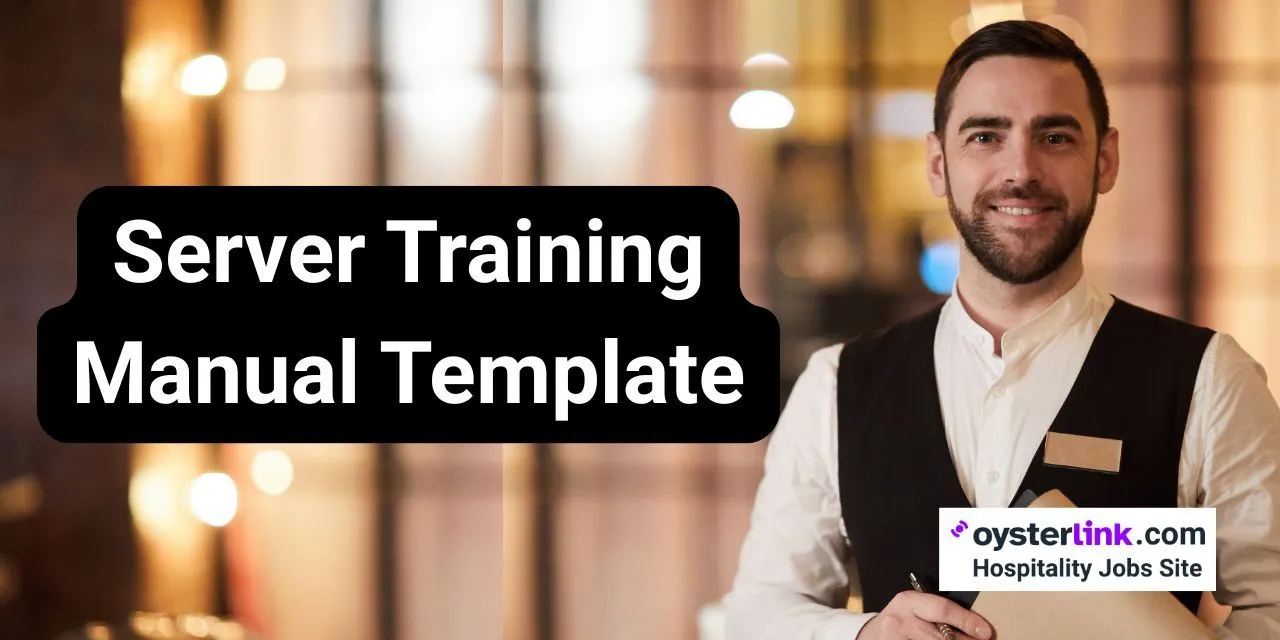 Server Training Manual Template for Restaurant Success