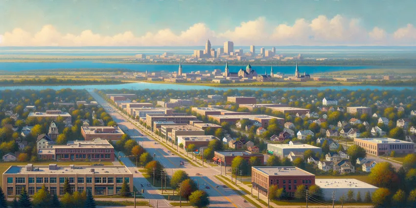 Teen working at fast food restaurant in Oshkosh