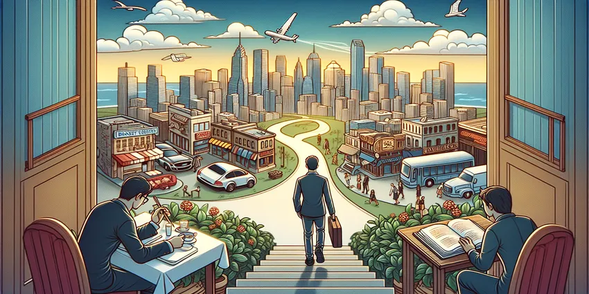 banquet server serving food at event