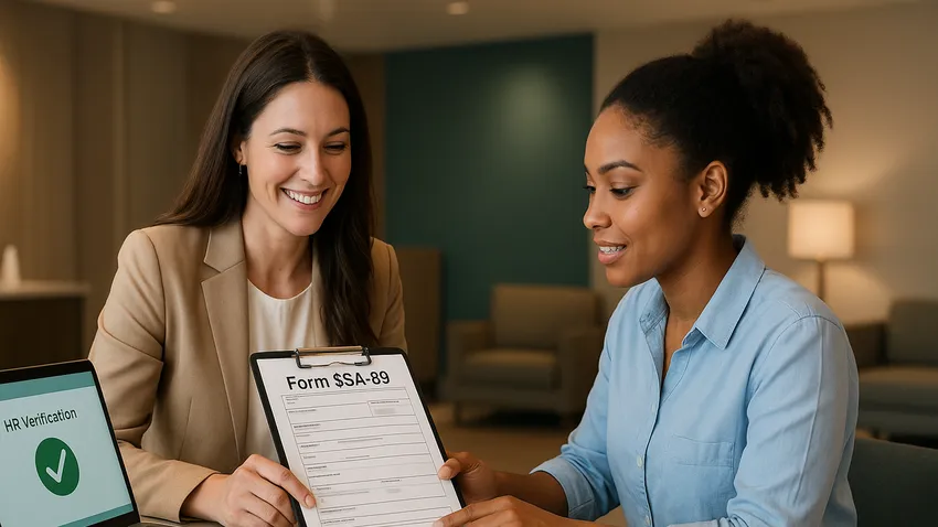 Authorization for Social Security Number verification form SSA-89