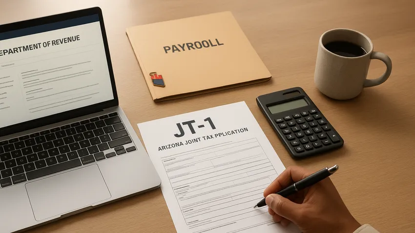 Arizona Joint Tax Application form