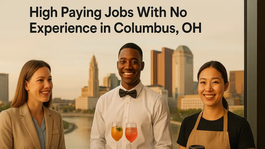 High paying jobs with no experience Columbus OH