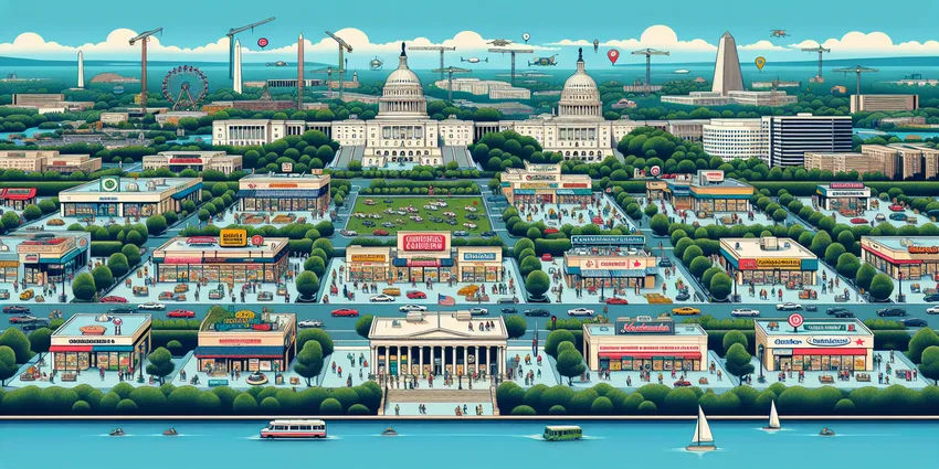 Teen Working at Fast Food Restaurant in Washington DC