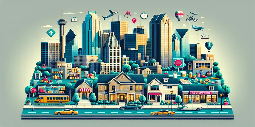 Dallas receptionist salary and city skyline