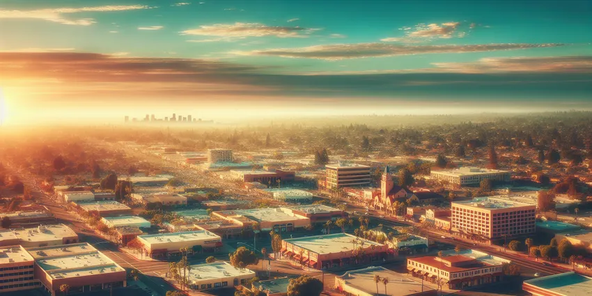 Young worker at a restaurant in West Covina