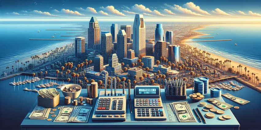 San Diego cashier job salary chart