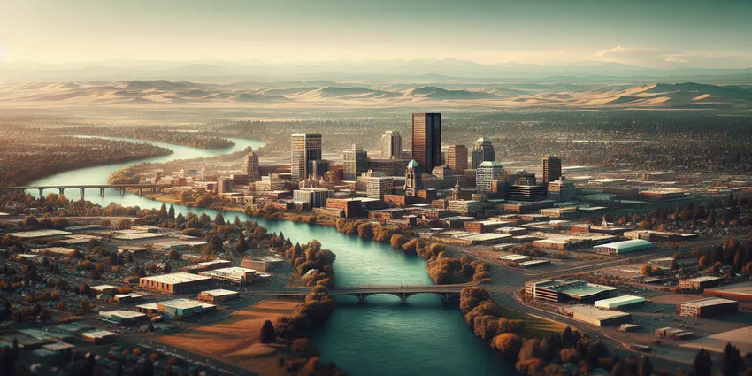 Teen working at fast food restaurant